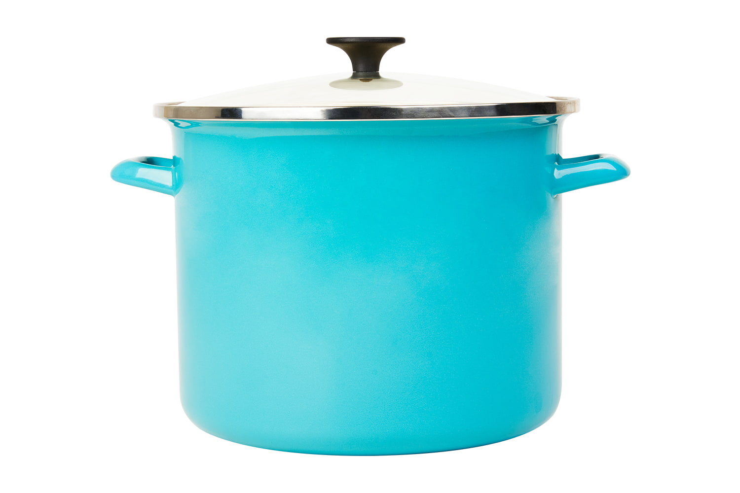 12qt/26cm kookgerei Geëmailleerde stalen pan met handvat en deksel, XL groot, speciale anti-aanbaklaag