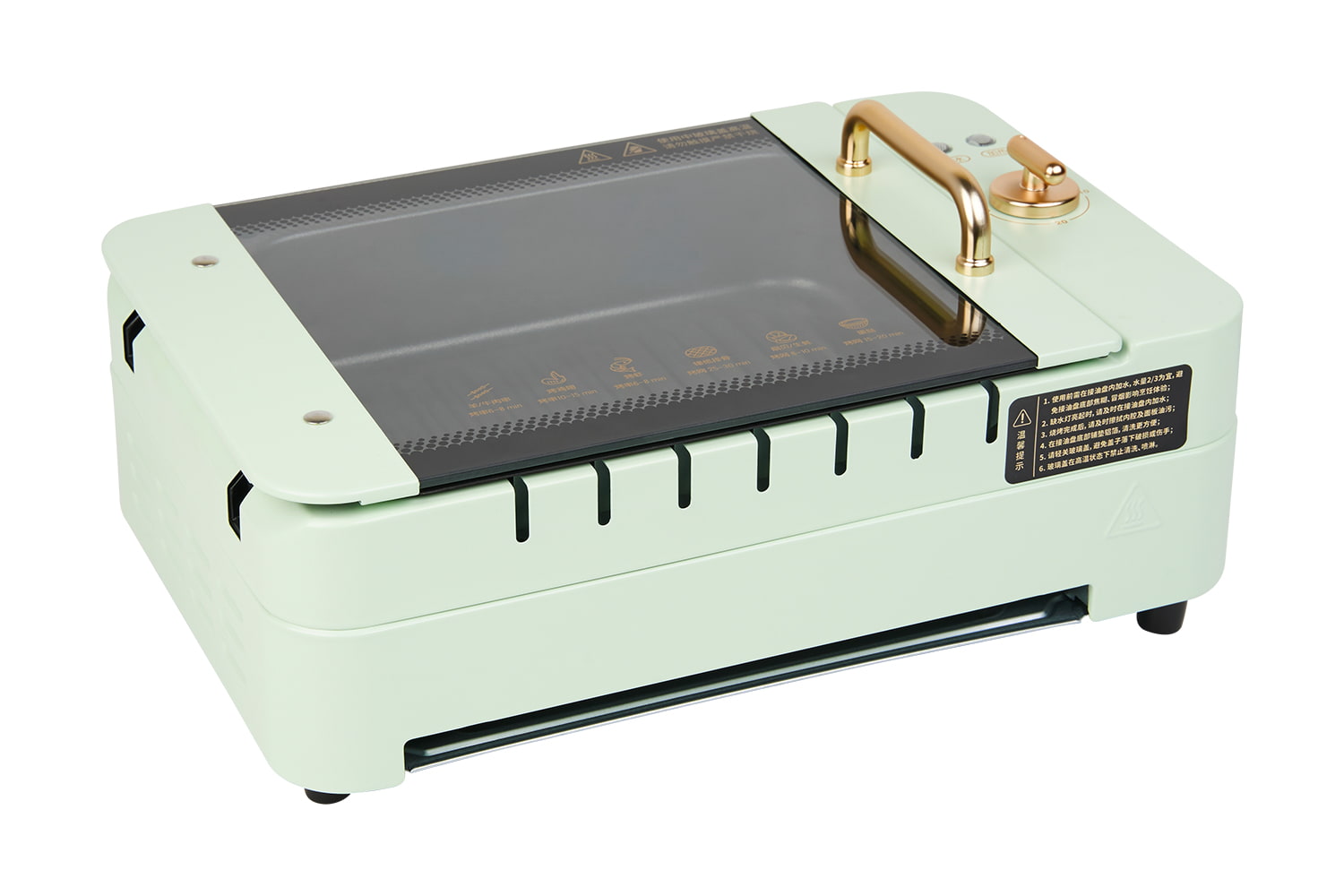 YYK-10JZ02 Kebab-barbecuemachine, huishoudelijk, multifunctioneel, binnen, elektrische oven, rookloos